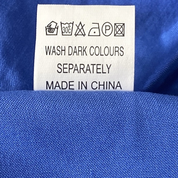 Blue White Embroidered Bohemian Coastal Short Sleeve Maxi Dress One Size - Picture 11 of 13